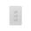 Switch Vertical 2 Gang 10AX 250V IP66 Puma White Trader