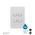 Switch Vertical 2 Gang 10AX 250V IP66 Puma White Trader