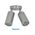 Double adjustable spot Titanium