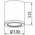 LED SURFACE MOUNTED LIGHT WH