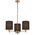 Pendant Light 3 Light E27 650mm Antique Gold Ivory Argos Telbix