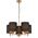 Pendant Light 5 Light E27 650mm Antique Gold Ivory Argos Telbix