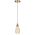 Pendant Light LED 4W 3000K 100mm Antique Gold Champagne Atico Telbix