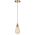 Pendant Light LED 4W 3000K 100mm Antique Gold Champagne Atico Telbix