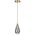 Pendant Light LED 4W 3000K 100mm Antique Gold Smoke Atico Telbix