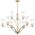 Pendant Light 9 Light E27 990mm Black Alabastro Brevan Telbix