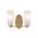 Wall Light 2 Light E27 Antique Gold Alabastro Brevan Telbix