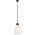 Pendant Light E27 288mm Polished Nickel Opal Brine Telbix
