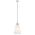 Pendant Light E27 288mm Polished Nickel Opal Brine Telbix
