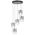 Pendant Light 5 Light LED 16W 4000K Antique Gold Amber Crevil Telbix