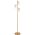 Floor Lamp 3 Light LED 10W 4000K Black Smoke Crevil Telbix