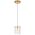 Pendant Light LED 4W 4000K 110mm Black Smoke Crevil Telbix
