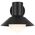 Outdoor Wall Light E14 IP44 Black Sand Opal Delore Telbix