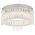 Ceiling Light LED 28W Tri-Colour 400mm Chrome Crystal Erika Telbix