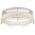 Ceiling Light LED 46W Tri-Colour 627mm Gold Crystal Erika Telbix