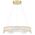 Pendant Light 1 Tier LED 46W Tri-Colour Gold Crystal Erika Telbix