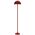 Floor Lamp E27 Foot Switch 1580mm Glossy Red Estiq Telbix