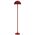 Floor Lamp E27 Foot Switch 1580mm Glossy Black Estiq Telbix
