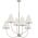 Pendant Light 6 Light E14 1030mm Antique Gold Ivory Farnix Telbix