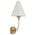 Wall Light E14 Antique Gold Ivory Farnix Telbix