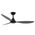 DC 3 BLADES 52" INCH BK CEILING FAN