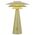 Table Lamp E27 Base Dimmer Glossy Beige Matt Gold Halvik Telbix