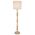 Floor Lamp E27 Foot Switch 1580mm Black Beige Hommer Telbix