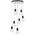 Pendant Light LED 40W 4000K Dimmable 500mm Nickel Clear Invar Telbix