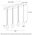 Bar Pendant Light LED 40W 4000K 1330mm Nickel Clear Invar Telbix