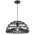 Pendant Light E27 450mm Black Ivalo Telbix