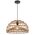 Pendant Light E27 450mm Natural Ivalo Telbix