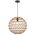 Pendant Light E27 450mm Black Ivalo Telbix