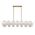 Pendant Light Base Only 16 Light E14 1500mm Brass Monte Telbix