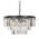 Pendant Light Frame Only 9 Light E14 Black Crystal Serene Telbix