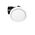 Exhaust fan round with light
