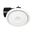 Exhaust fan round with light