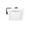 Exhaust fan square with light