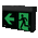 Normal Surface Mount EXIT SIGN BK