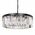 Pendant Light Frame Only 16 Light E14 Black Crystal Serene Telbix