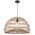 Pendant Light E27 600mm Natural Ivalo Telbix