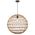 Pendant Light E27 600mm Natural Ivalo Telbix