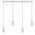 Pendant Light LED 24W 2700K 4000K 1010mm Bianco White Kolisa Telbix