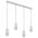 Pendant Light LED 24W 2700K 4000K 1010mm Bianco White Kolisa Telbix