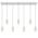 Pendant Light LED 42W 2700K 4000K 1340mm Bianco White Kolisa Telbix