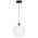 Pendant Light LED 4W 3000K 250mm Black Clear Kupla Telbix