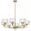 Pendant Light 8 Light G9 860mm Antique Gold Clear Moreno Telbix