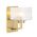 Wall Light E14 Antique Gold Clear Moreno Telbix