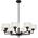 Pendant Light 8 Light G9 860mm Antique Gold Clear Moreno Telbix