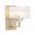 Wall Light E14 Antique Gold Clear Moreno Telbix
