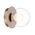 Wall Light G9 Matt Gold Opal Glass Mosari Telbix